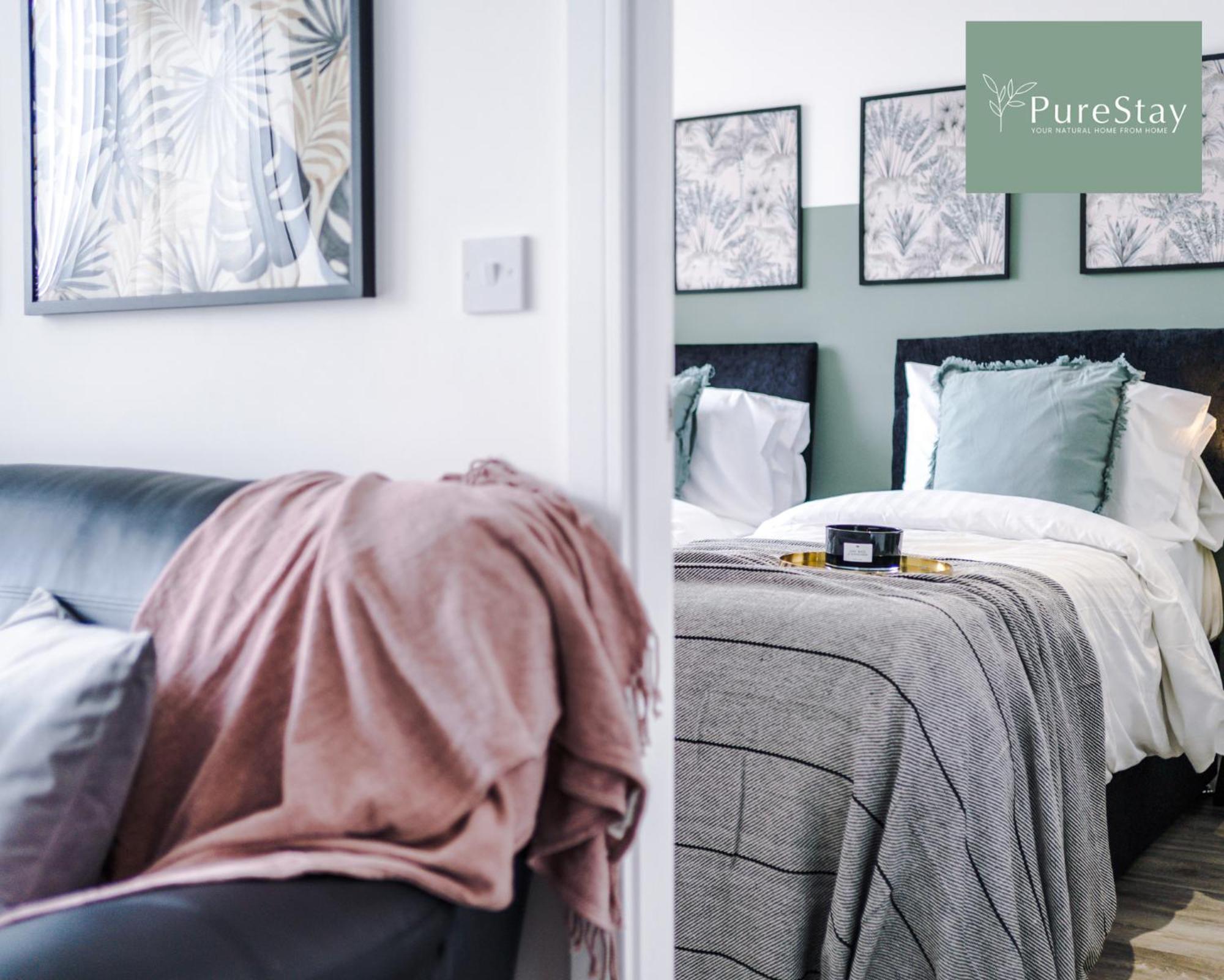 Stunning Two Bed Apartment By Purestay Short Lets & Serviced Accommodation Manchester With Free Parking & Wifi Exterior foto
